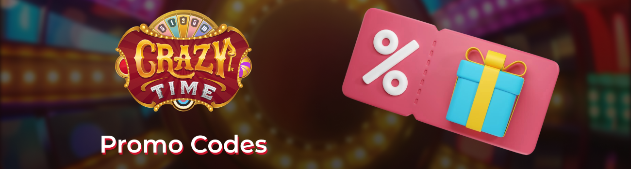 Activate promo codes for Crazy Time rewards